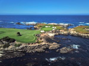 Cypress Point 16th Aerial Drone